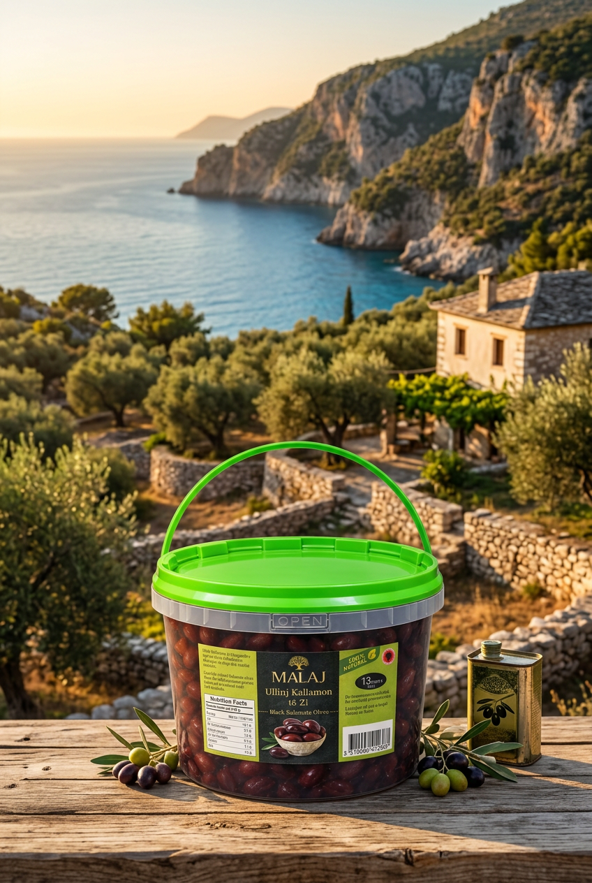 Black Kallamon Olives